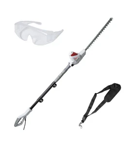 IKRA Elektro Teleskop Heckenschere ITHS600 inkl. Schultergurt und Schutzbrille - Bild 1 von 9