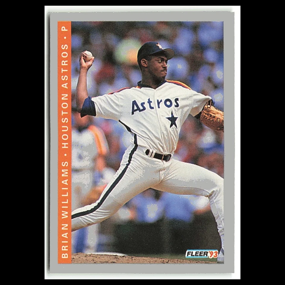 Brian Williams #56 1993 Fleer Houston Astros Baseball Card MLB NM - Image 1 of 3