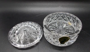 Vintage Waterford Crystal Round Trinket Box with Lid. Marked WS 2001 - Picture 1 of 4