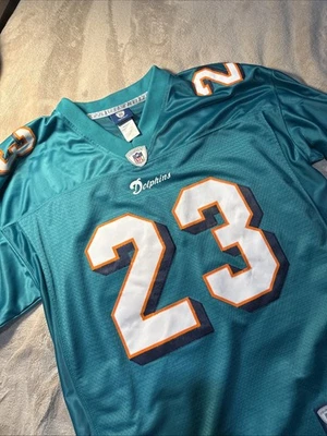 Reebok NFL Players RONNIE BROWN No. 23 MIAMI DOLPHINS (Size LG) Football Jersey  - Image 1 of 4
