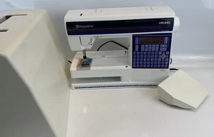 Husqvarna Viking Sewing Machine Rose Model 600 Computerized Sweden - Picture 1 of 17