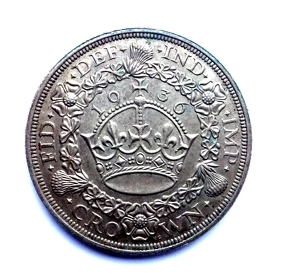 George V   1936   Wreath Crown  2473 Struck - Nice surfaces - see description. - Image 1 of 4