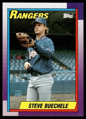 Steve Buechele 1990 Topps #279 Texas Rangers 24606 Baseball Card - Image 1 of 2