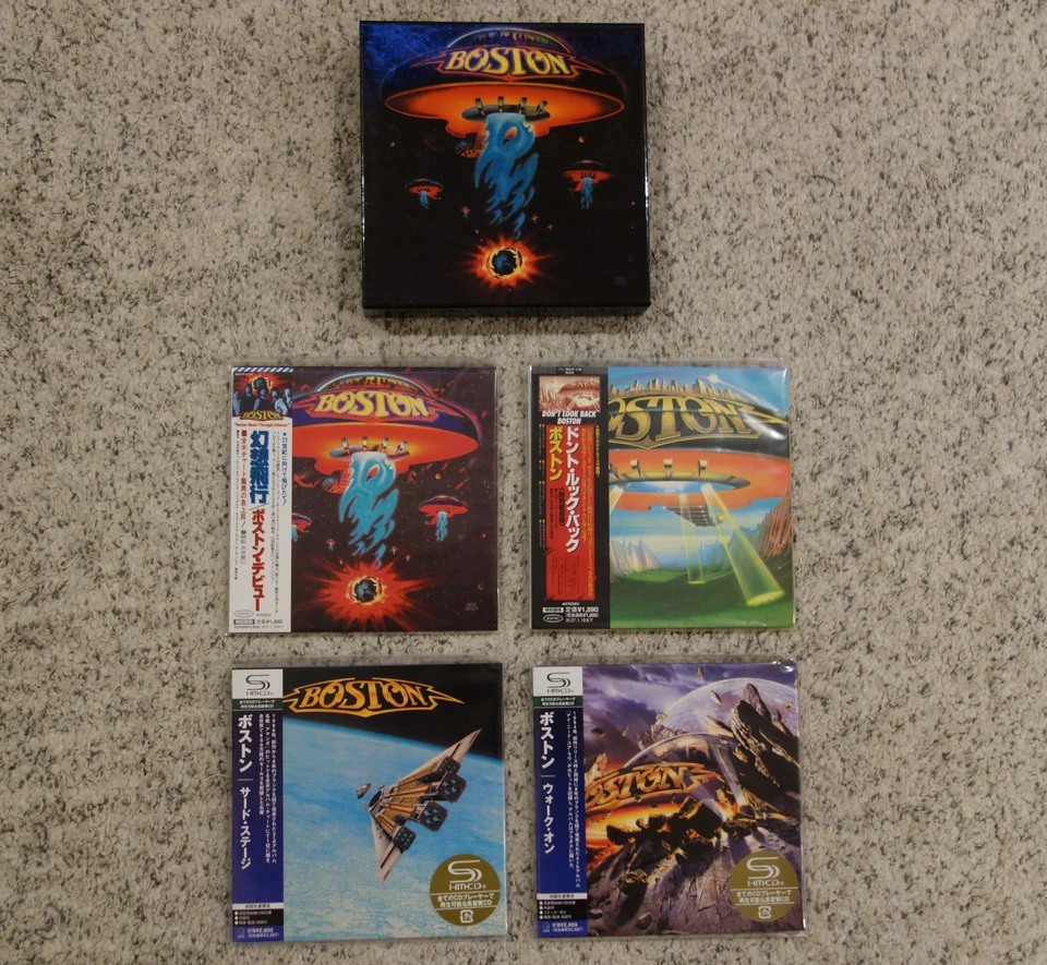 Boston Mini LP CD Promo Box Set (4 Titles) Japan Authentic Mint New Foto 1 de 4