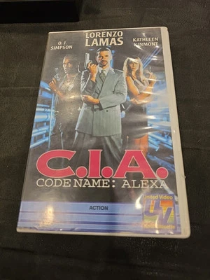 VHS C.I.A. Code Name: Alexa  Lorenzo Lamas, O. J. Simpson, Kathleen Kinmont - Bild 1 von 2
