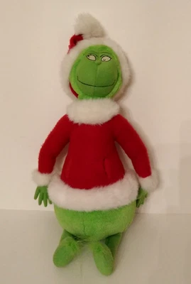Винтажная плюшевая кукла 16 дюймов The Grinch Who Stole Christmas Hallmark 1998 ярлык - Изображение 1 из 4