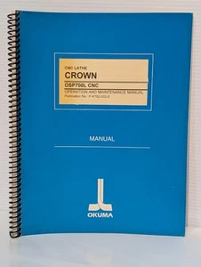 Okuma Pub. P-K762-002-E Op. & Maintenance Manual for OSP700L CNC Crown Lathe - Picture 1 of 15