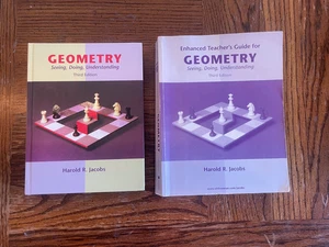 Geometry Third Edition By Harold R. Jacobs Textbook + Enhanced Teacher's Guide - Picture 1 of 5