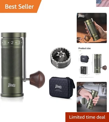 Molinillo de café manual Molinillo de café manual con rebabas de acero Cámara de viaje portátil... Foto 1 de 4