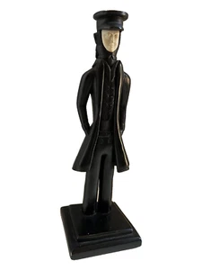 1958 Haida Sea Captain Reproduktion Figur New York Museum Pieces 14" Vintage - Bild 1 von 22