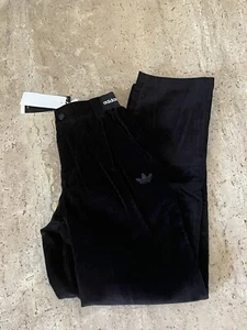 Adidas Skate Track Slack Cord Pants - Black Size 3XS - Picture 1 of 10