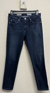 Pantalones de mezclilla AG Adriano Goldschmied Contour 365 talla 26 The Prima tiro medio cigarrillo - Imagen 1 de 13