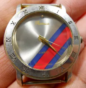 orologio da polso uomo vintage Ronica quadrante quarzo per ricambi non testato Hong Kong - Foto 1 di 9