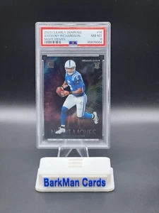 2023 Donruss Clearly Anthony Richardson Night Moves SSP Colts Case Hit PSA 8 - Picture 1 of 2