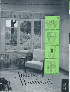 Brochure - Andersen - Windowall Wood Window Units - 1954 (AF711) - Picture 1 of 1