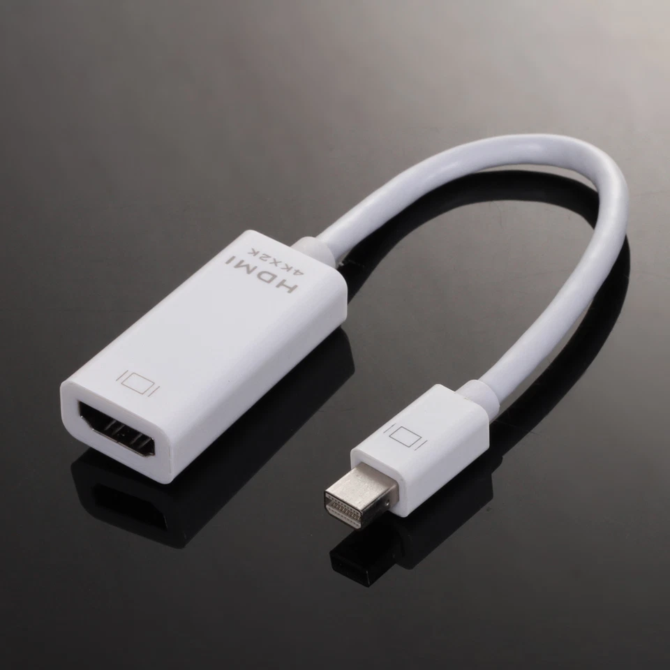 Mini DP DisplayPort Thunderbolt - HDMI Adapter Cable 4K*2K HD F Mackbook Pro Air - Image 1 of 3