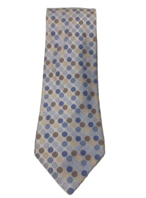 "Corbata 100 % seda Geoffrey Beene para hombre multicolor lunares estructurada 59 X 3""" Foto 1 de 4