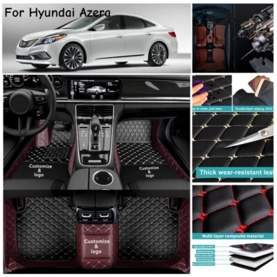 Alfombrillas para todo tipo de clima personalizadas para Hyundai Azera 2006-2017 alfombrillas para coche almohadillas para pies Foto 1 de 4