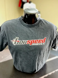 bonspeed Wheels T-Shirt GRÖSSE LARGE 100% Baumwolle schwer gebraucht Marke Bonspeed - Bild 1 von 3