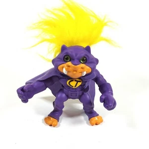 Vintage 1992 Count Trollula Vampire Hasbro Battle Troll with Cape Yellow Hair - Picture 1 of 12