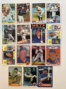 Rusty Staub Baseballkarten - Lot of (15) Topps, Donruss, and Fleer cards. - Bild 1 von 2