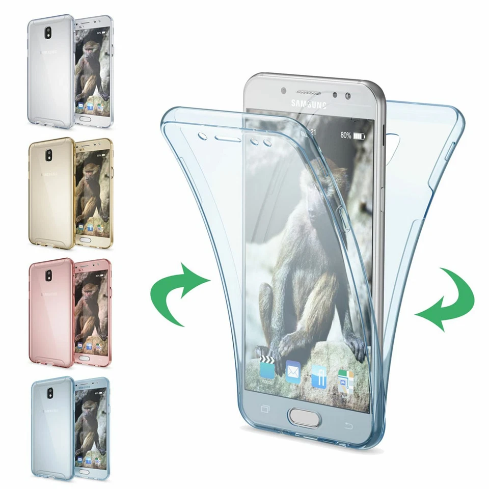 Per Samsung Galaxy J3 2017 (modello UE) - custodia cellulare 360° silicone full cover case - Immagine 1 di 1