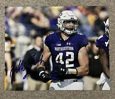 Paddy Fisher Signed 8x10 Photo Northwestern Wildcats Autographed