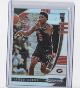 ANTHONY EDWARDS '20-21 PRIZM DRAFT PICKS SILVER PRIZM ROOKIE-SHIPS FREE TO US - Picture 1 of 24