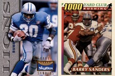 Barry Sanders Detroit Lions HOF - YOU PICK THE CARD