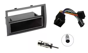 KIT DE MONTAJE RADIO SINGLE DIN PANEL FACIA FASCIA MOLDURA PARA FIAT DUCATO 2006-2011 - Imagen 1 de 1