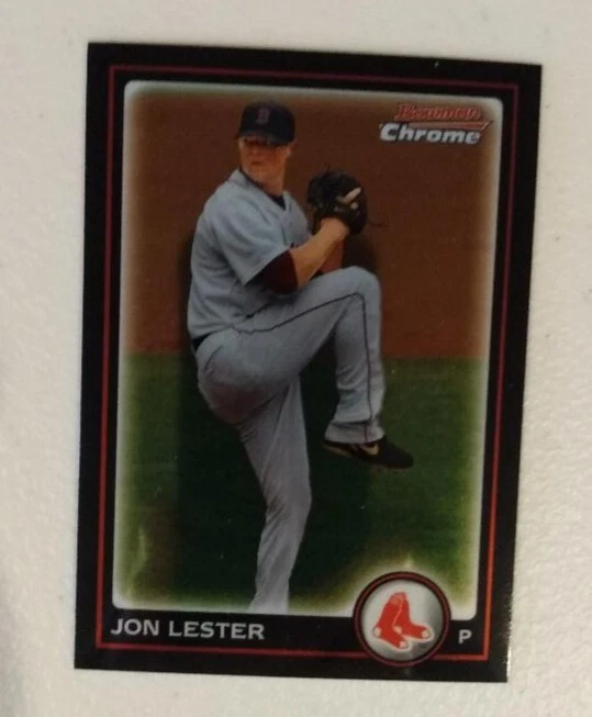 2010 Bowman Chrome #82 Jon Lester - Image 1 of 1