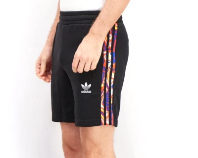 NEW MENS ADIDAS ORIGINALS CLASSICS 3 STRIPES TREFOIL SHORTS ~SIZE MEDIUM #HN9147 - Image 1 of 4