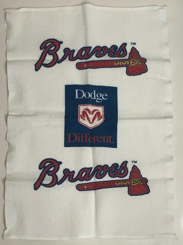 Atlanta Braves Tomahawk Towel Game Promo Sponsored by Dodge Ram 20" x 14" Cover