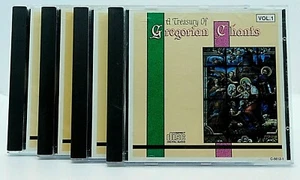 CD A Treasury of Gregorian Chants Volume 1 to 4 Monks of the Benedictine Abbey - Picture 1 of 12