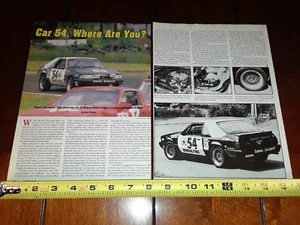 SALEEN PREP MUSTANG RACE CAR ORIGINAL 1988 ARTICLE - Picture 1 of 8