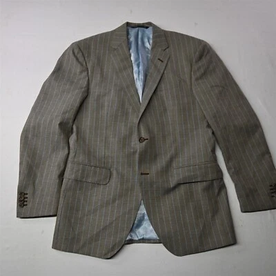 Coppley Bespoke Scabal 38R Linen Stripe Mens Blazer Sport Coat Suit Jacket - Image 1 of 4