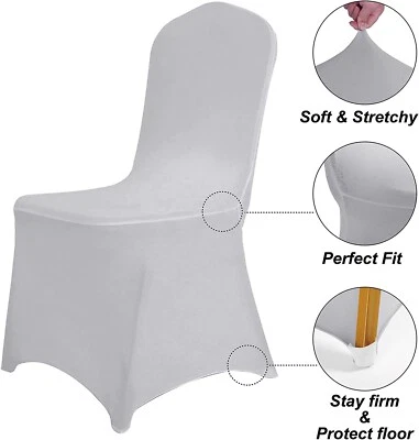 Stretch Spandex Chair Cover Wedding Reception Party Banquet Hotel Decoration NEW - Image 1 of 4