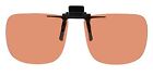 Polarized Clip-on Flip-up Copper SunGlasses - 58mm Wide X 47mm High (128mm Wide)
