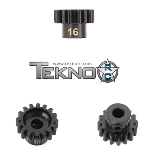 Tekno TKR4176 – M5 Pinion Gear (16t, MOD1, 5mm bore, M5 set screw) - Image 1 of 1