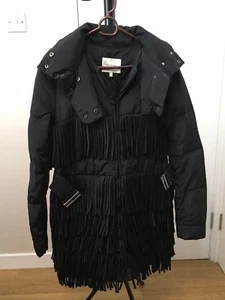 Pierre Balmain Down Filled Fringed Coat - Picture 1 of 7