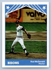 Rod McDonald 1983 TCMA Buffalo Bisons