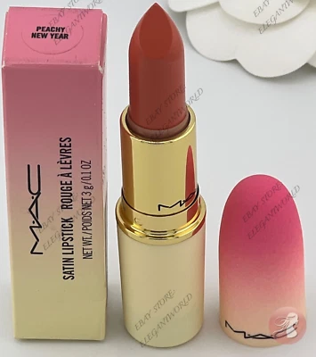 MAC Lipstick PEACHY NEW YEAR Limited Edition, RARE! - Image 1 of 4
