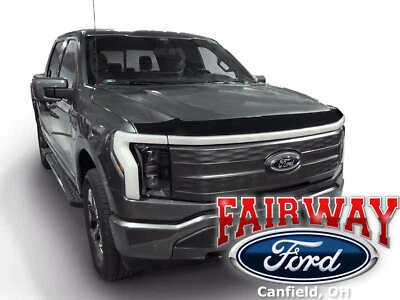 22-25 F-150 LIGHTNING OEM Ford Aeroskin Smoke Hood Deflector Shield - Lays Flat Foto 1 de 3