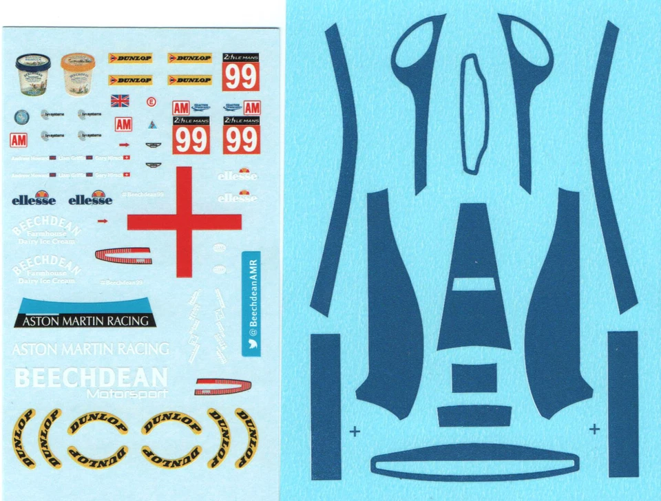 DECAL 1/43 - ASTON MARTIN - LM 2016 - Immagine 1 di 1