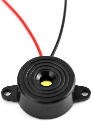 Electronic Piezoelectric Buzzer 3-24V  87Db with Wires PCB Circuits Sound Alarm - Image 1 of 4