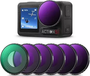 K&F Concept DJI Osmo Action 4/5 PRO ND CPL MCUV Black Mist ND&PL Filter Set - Bild 1 von 78