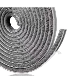5 Meters Door Window Frame Brush Seal Weather Strip - Adhesive Draught - Picture 1 of 2