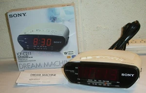 Sony Dream Machine FM/AM Clock Radio ICF-C211 Digital New (OPEN BOX) - Picture 1 of 12