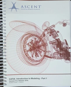 ☑️ Catia V5-6 :R2016 Introduction to Modeling Part 1 + 2, 1ST Edition. - Picture 1 of 1