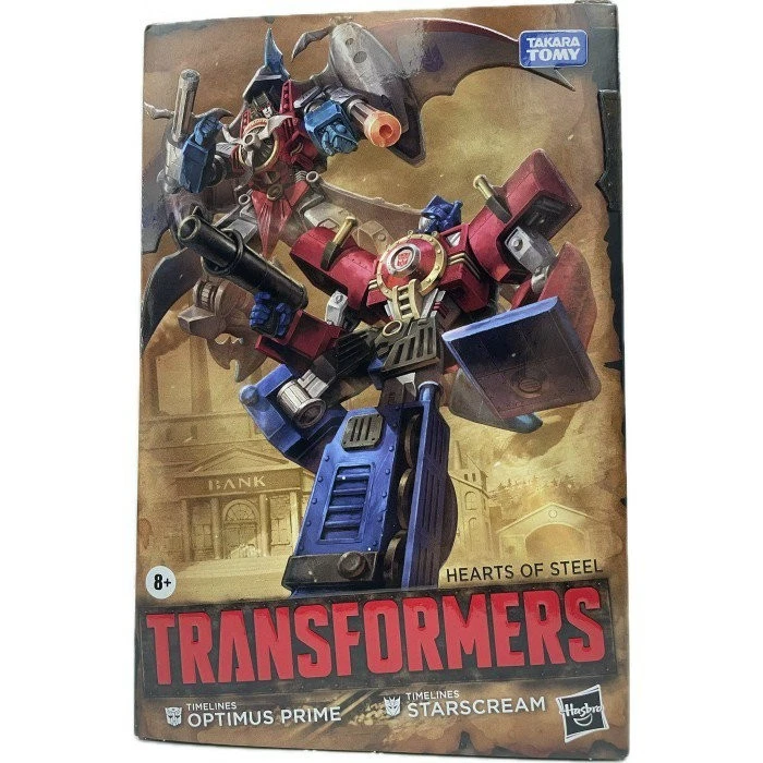 TOMY Transformers Hearts Of Steel Optimus Prime And Starscream 2 Pack Figure - Image 1 of 1